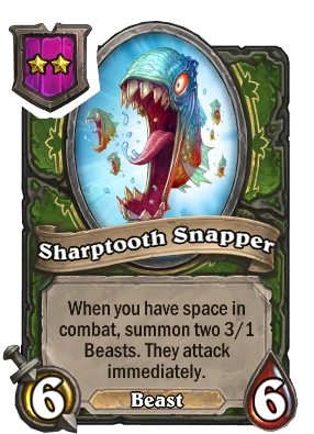 Sharptooth Snapper Card Image
