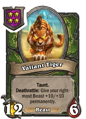 Valiant Tiger Card Image