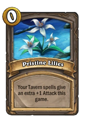 Pristine Lilies Card Image