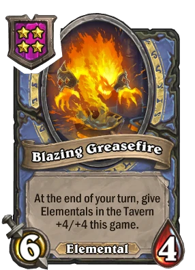 Blazing Greasefire Card Image