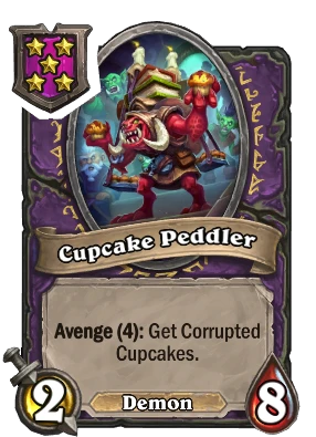 Cupcake Peddler Card Image