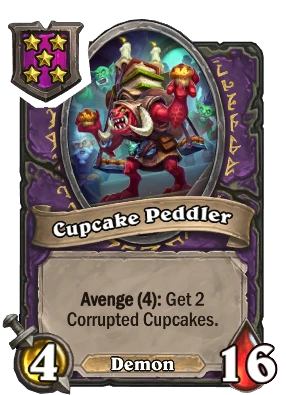 Cupcake Peddler Card Image