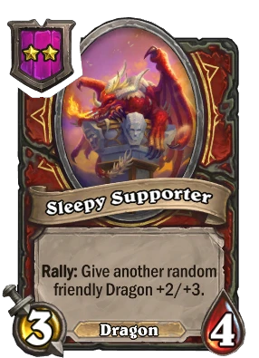 Sleepy Supporter Card Image
