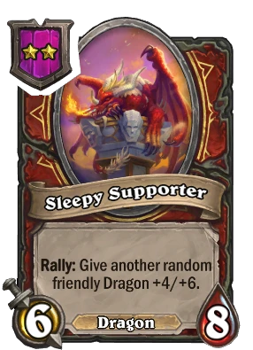 Sleepy Supporter Card Image