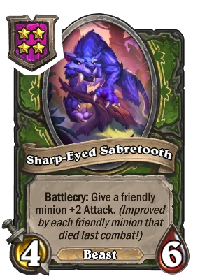 Sharp-Eyed Sabretooth Card Image
