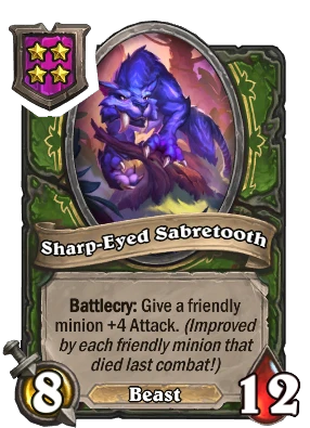 Sharp-Eyed Sabretooth Card Image