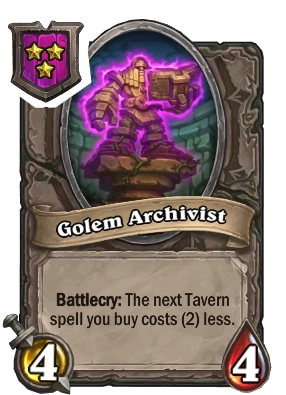 Golem Archivist Card Image