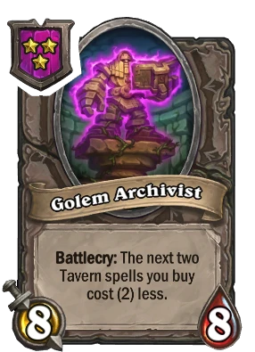 Golem Archivist Card Image