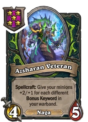 Azsharan Veteran Card Image