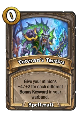 Veteran's Tactics Card Image