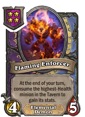 Flaming Enforcer Card Image