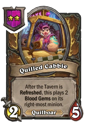 Quilled Cabbie Card Image