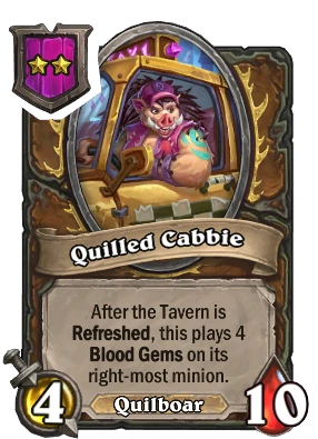 Quilled Cabbie Card Image