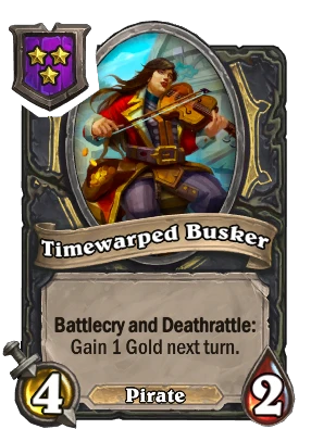 Timewarped Busker Card Image