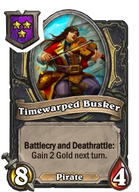 Timewarped Busker Card Image