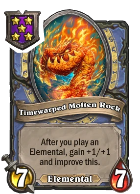Timewarped Molten Rock Card Image