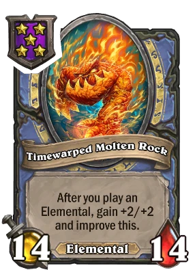 Timewarped Molten Rock Card Image