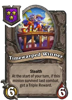 Timewarped Winner Card Image