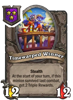 Timewarped Winner Card Image