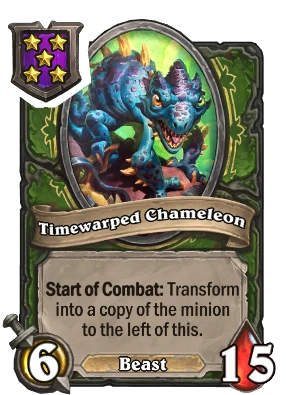 Timewarped Chameleon Card Image