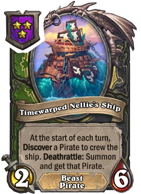 Timewarped Nellie's Ship Card Image
