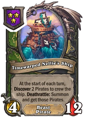 Timewarped Nellie's Ship Card Image