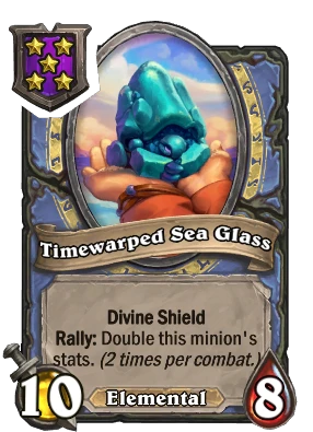 Timewarped Sea Glass Card Image