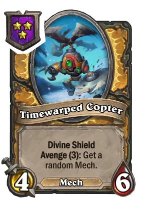 Timewarped Copter Card Image