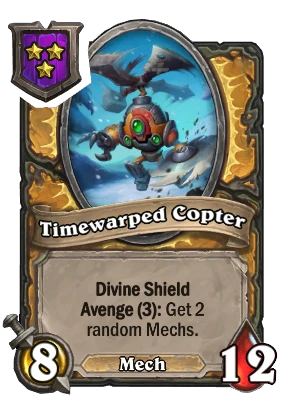 Timewarped Copter Card Image