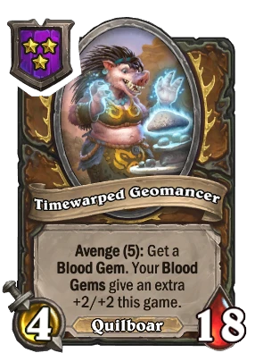 Timewarped Geomancer Card Image