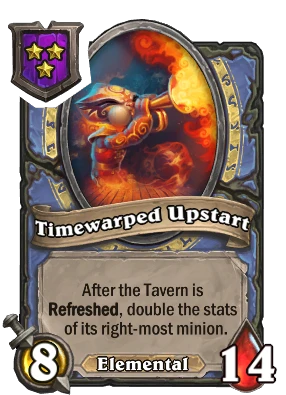 Timewarped Upstart Card Image