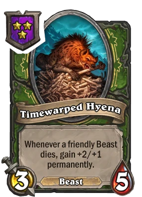 Timewarped Hyena Card Image