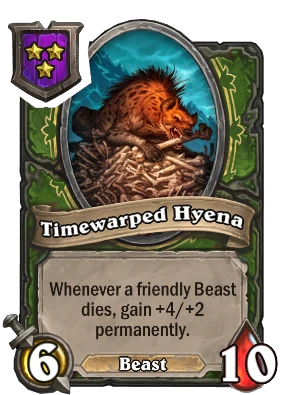 Timewarped Hyena Card Image