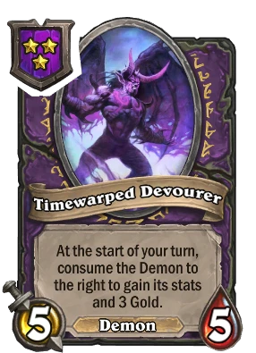 Timewarped Devourer Card Image