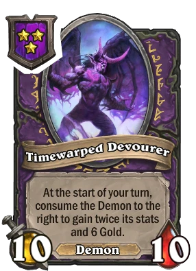 Timewarped Devourer Card Image