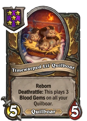 Timewarped Lil' Quilboar Card Image