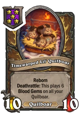 Timewarped Lil' Quilboar Card Image