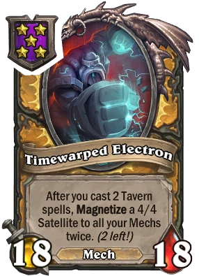 Timewarped Electron Card Image