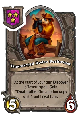Timewarped Rodeo Performer Card Image