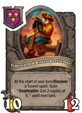 Timewarped Rodeo Performer Card Image