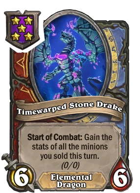 Timewarped Stone Drake Card Image