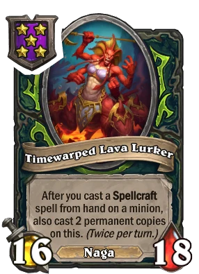 Timewarped Lava Lurker Card Image