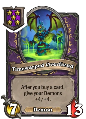 Timewarped Overfiend Card Image