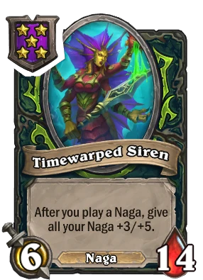 Timewarped Siren Card Image