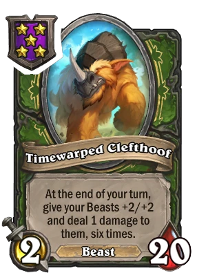 Timewarped Clefthoof Card Image