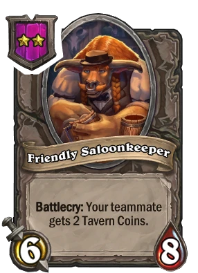 Friendly Saloonkeeper Card Image