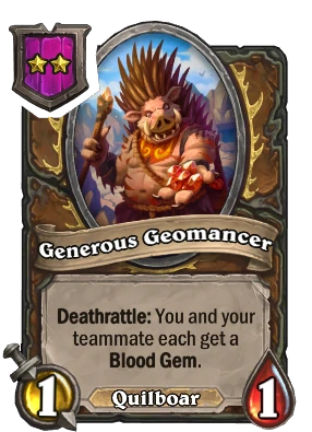 Generous Geomancer Card Image