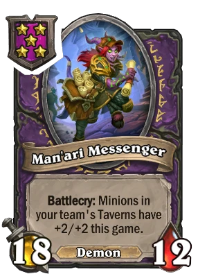 Man'ari Messenger Card Image