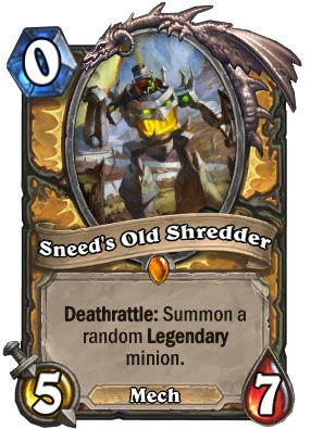 Sneed's Old Shredder Card Image
