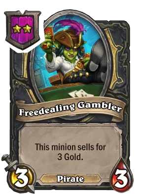 Freedealing Gambler Card Image